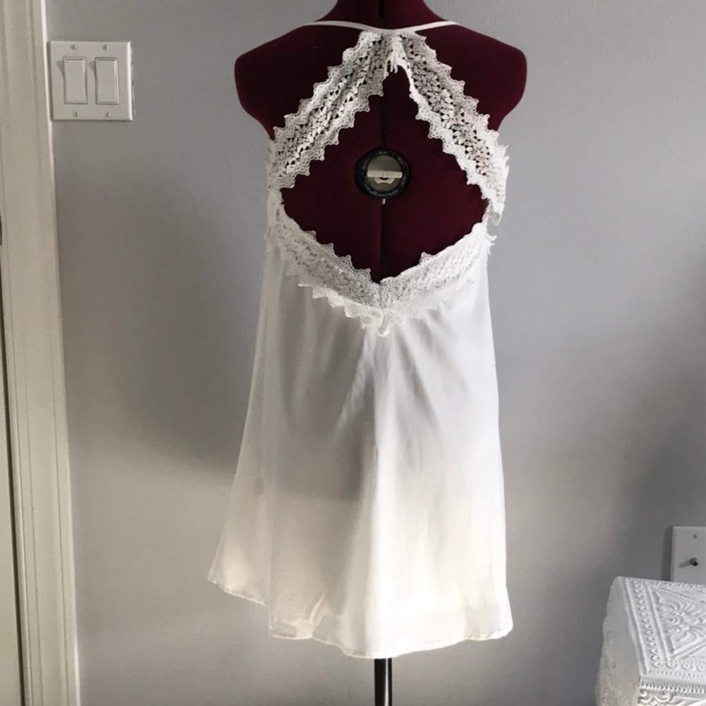 Love Riche white sundress or beach coverup